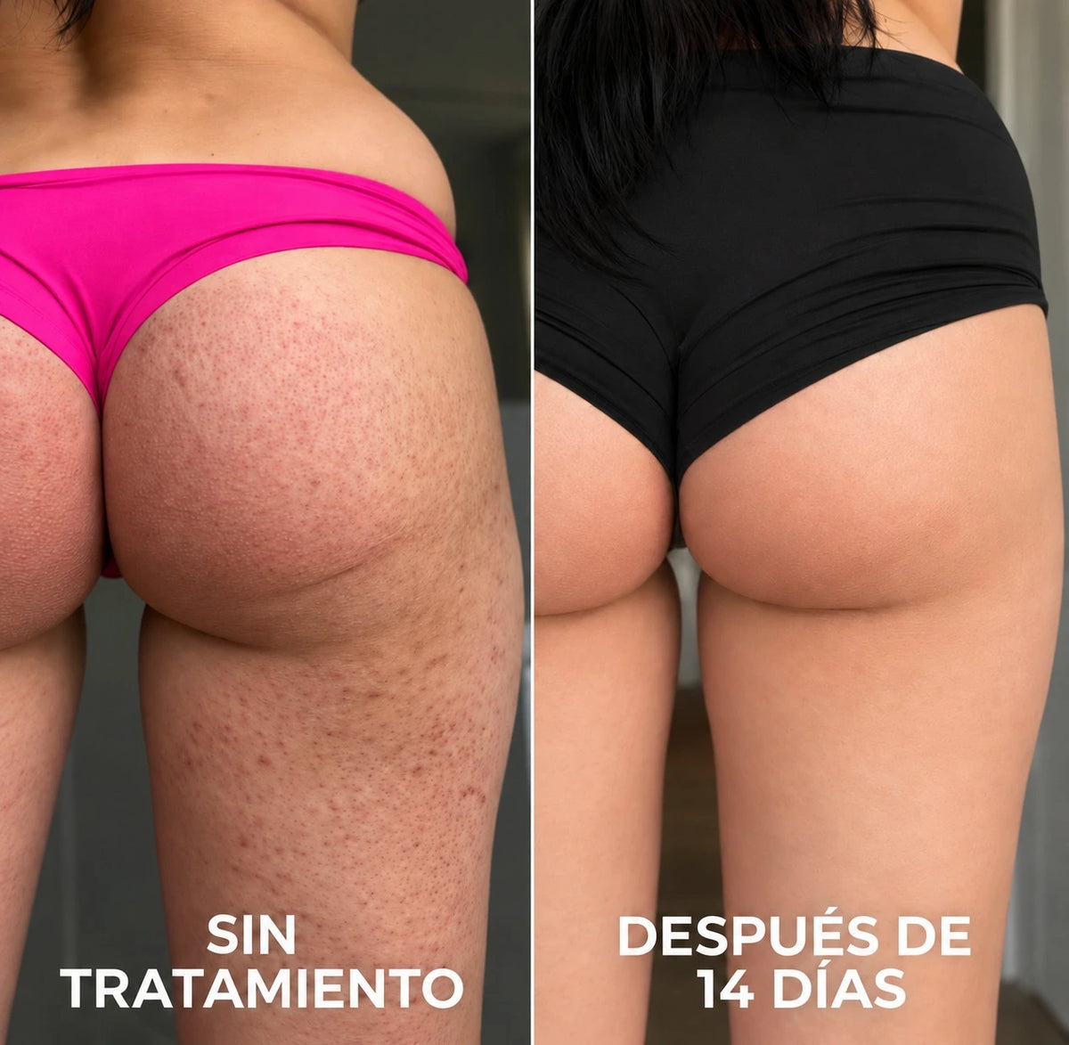 La malla, siempre con pareo